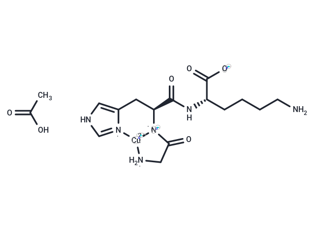 GHK-Cu peptide molecule for skin rejuvenation and hair growth researchGHK-Cu peptide molecule: boosts skin rejuvenation, hair growth, and wound healing. Explore its anti-aging benefits in research.