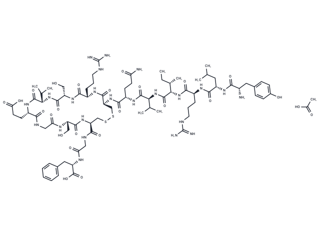 Molecular structure of AOD-9604 weight loss peptide, a synthetic compound for obesity research and fat metabolism studies